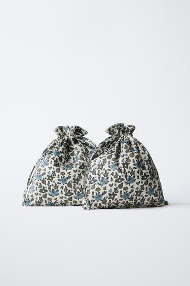 Zaras PACK MED BLOMMIGA PÅSAR - Blå - Bild 0