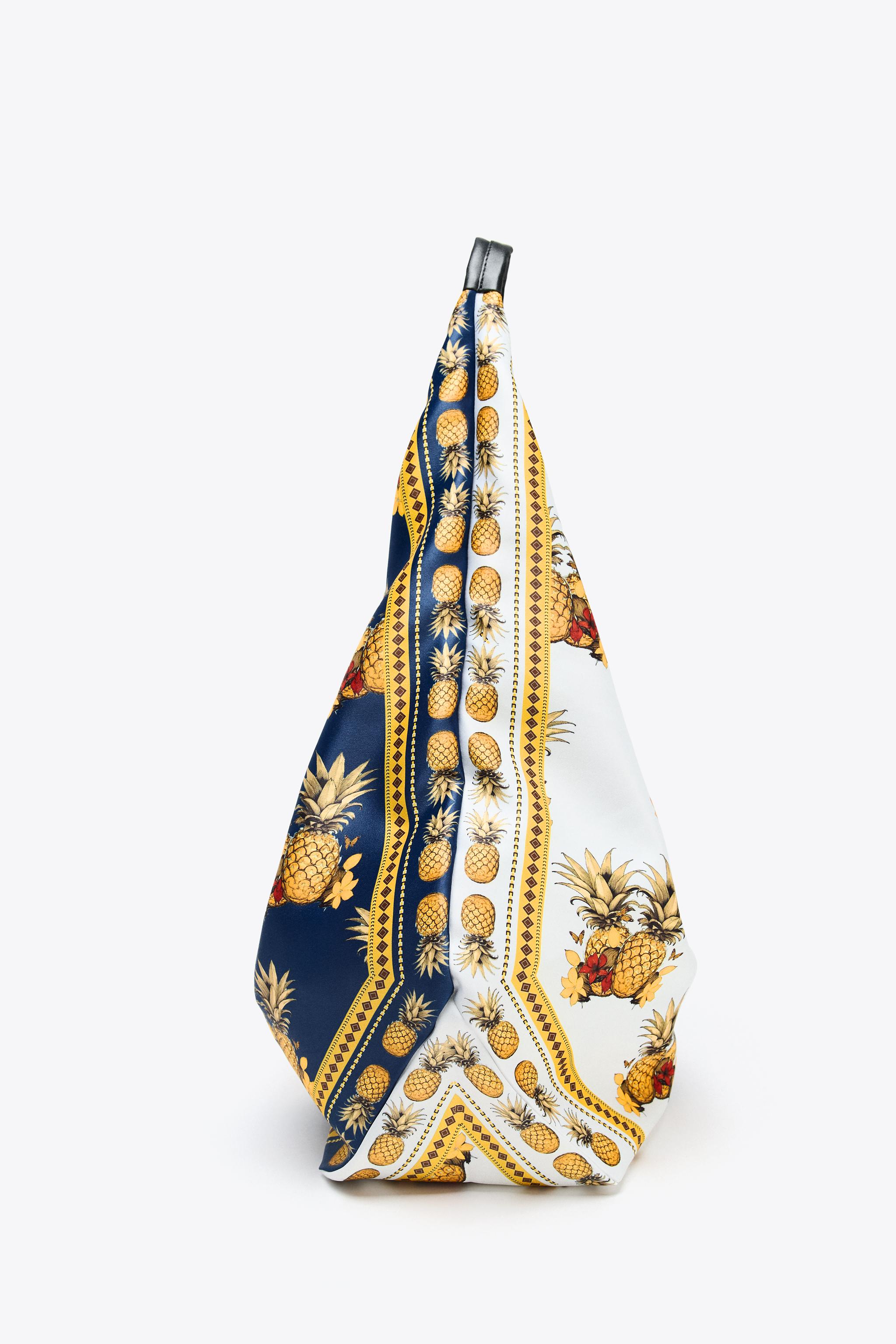 完売品 ZARA マルチカラープリントショッパー 新品タグ付き 完売品 ZARA マルチカラープリントショッパー 新品タグ付き