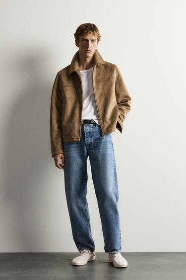 CHAMARRA RELAX FIT ANTELINA - Tostado de Zara