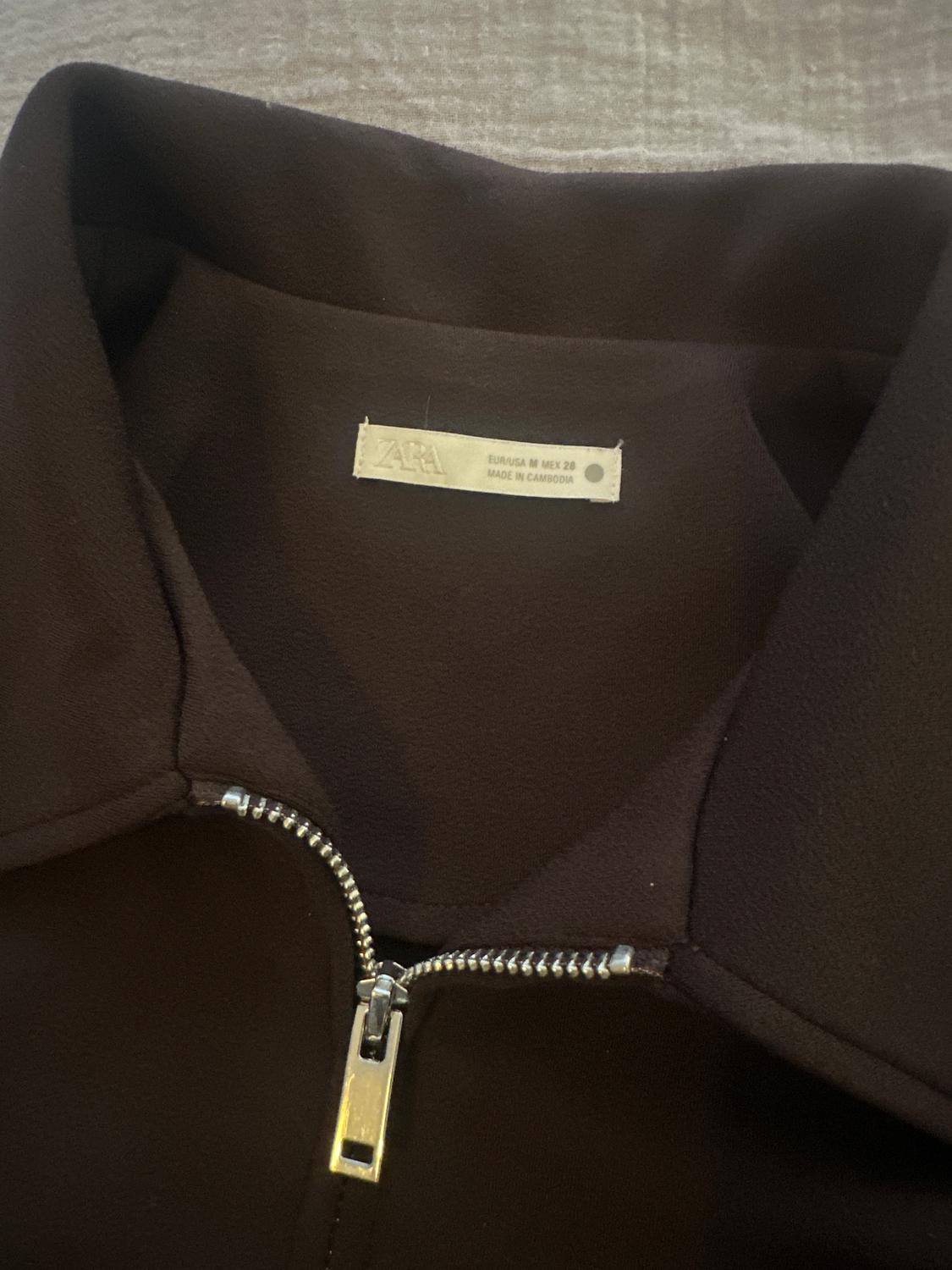 CREPE ZIP-UP JACKET - Image 2