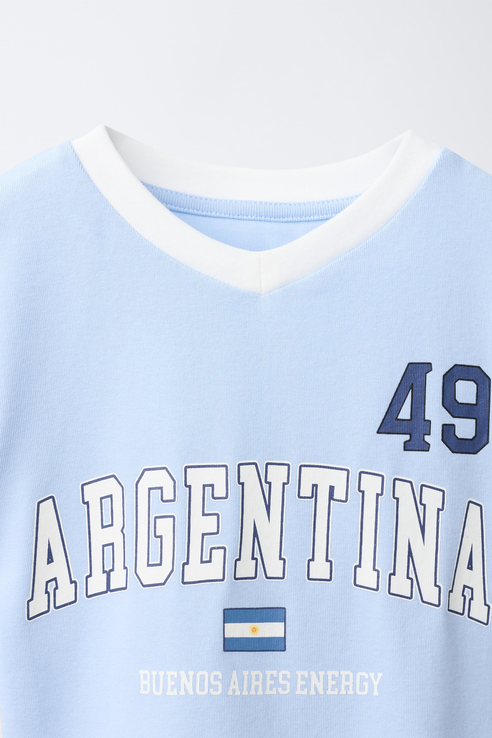 Детские футболки Zara MEXICO PRINT T-SHIRT — фото 3