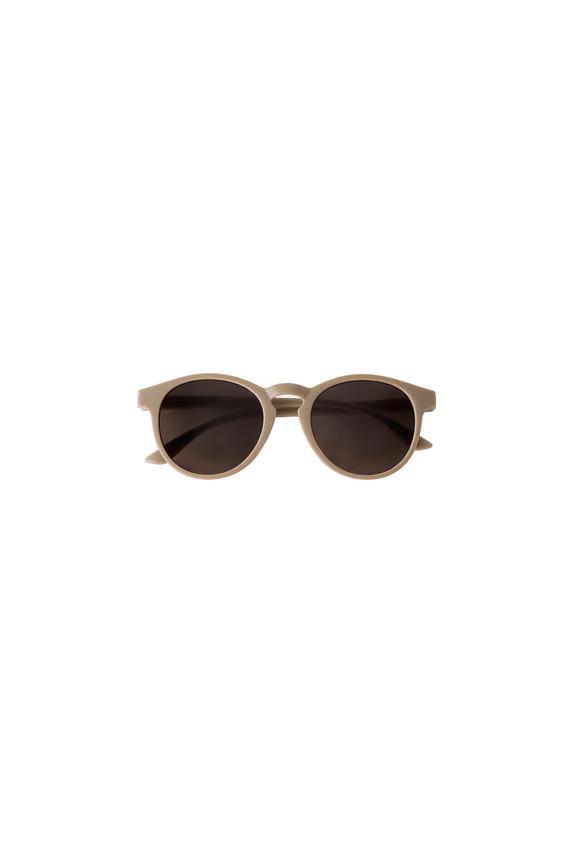 Zara THIN PLASTIC FRAME SUNGLASSES - Beige - Image 0
