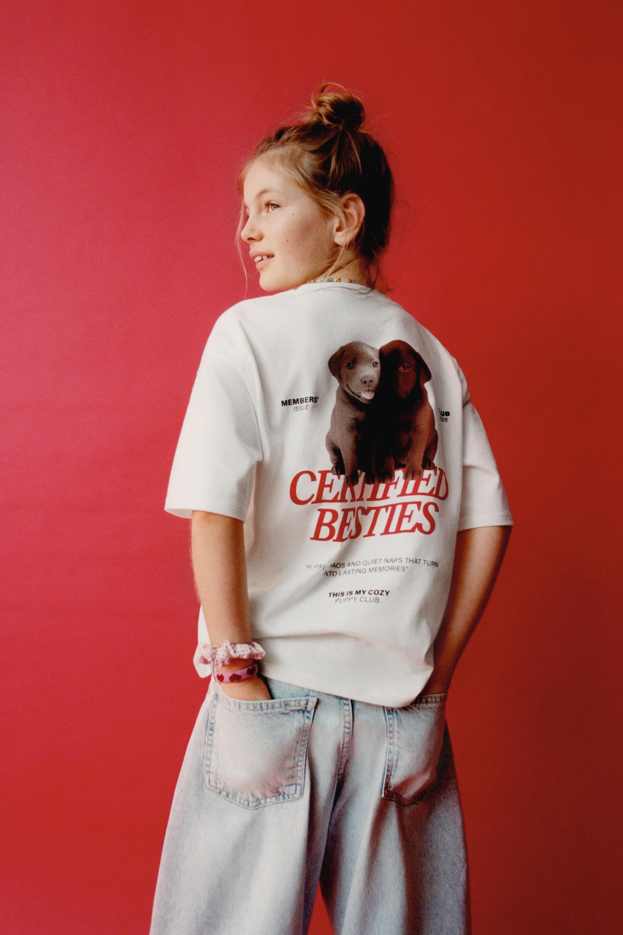 T-SHIRT IMPRIMÉ CHIENS
