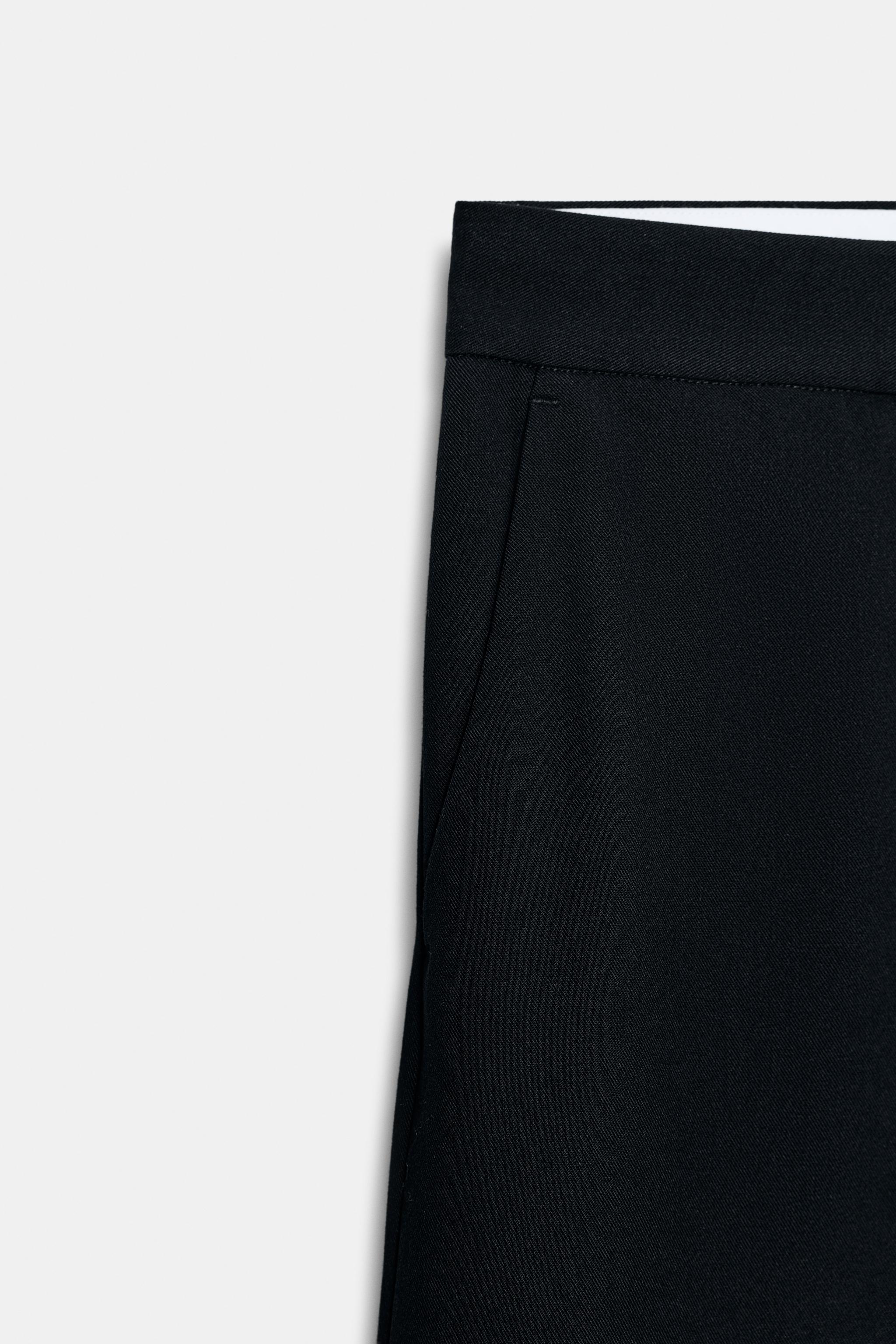 MID-RISE BARREL PANTS