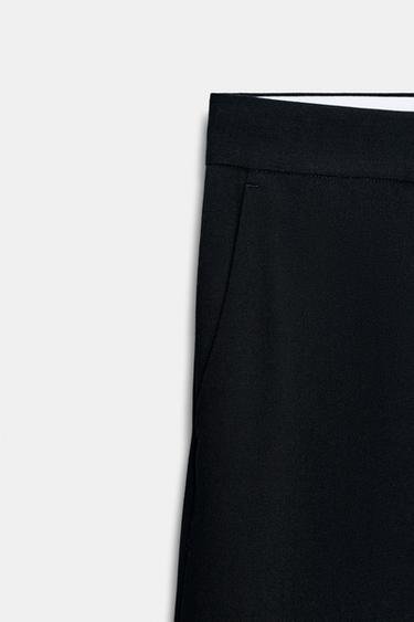 PANTALON BARREL TAILLE NORMALE - Noir de Zara - Image 8