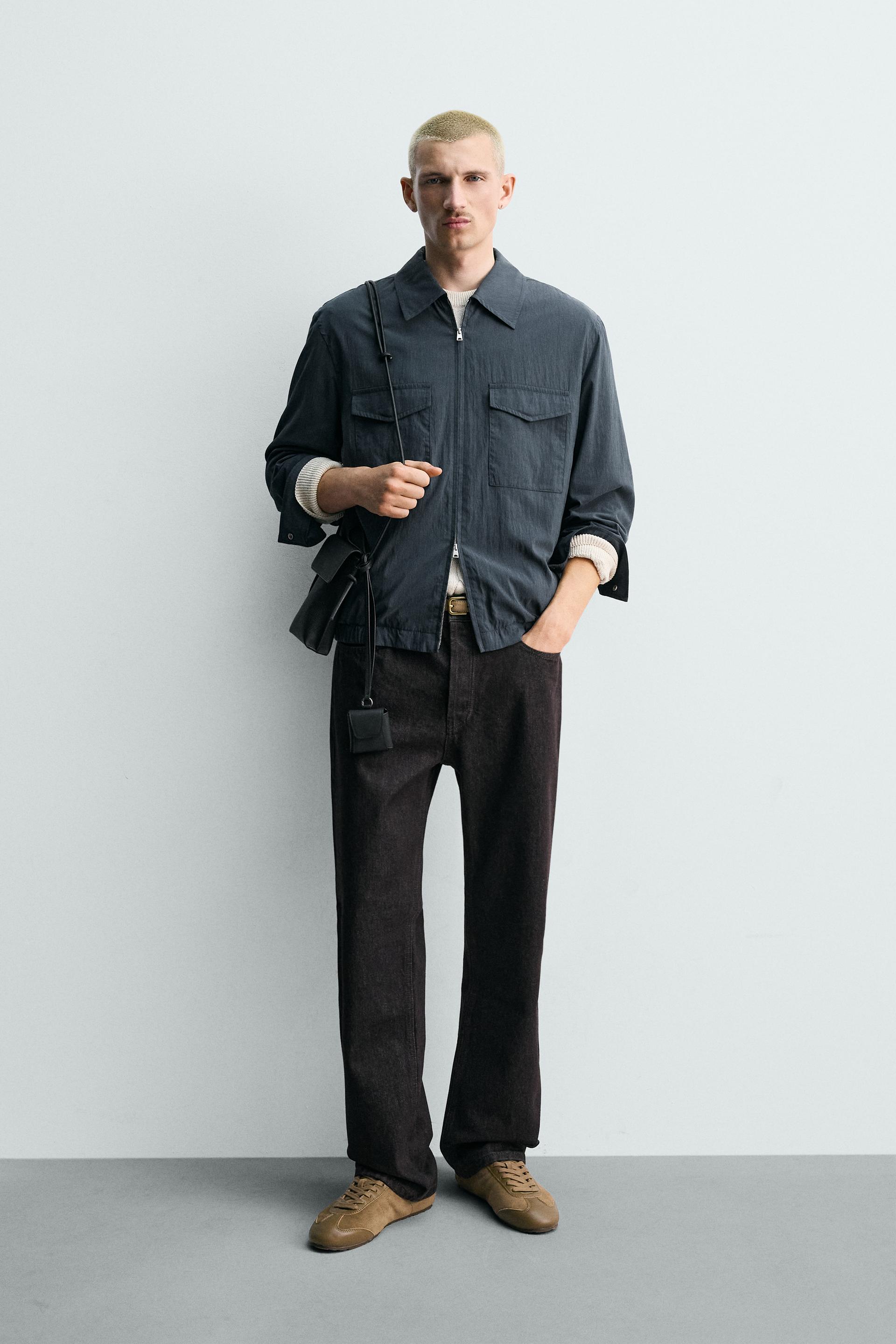 Regular Fit Fluid Overshirt