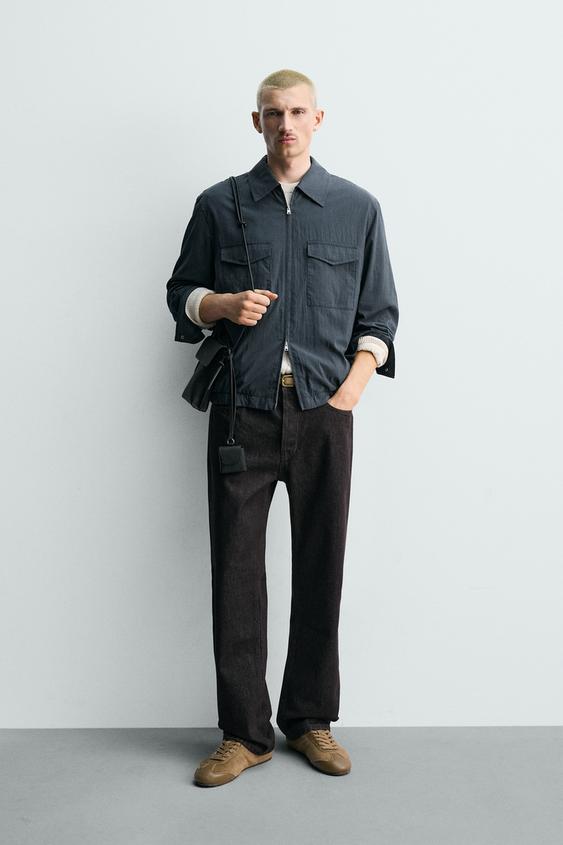 FLUID REGULAR FIT OVERSHIRT from Zara - $129
