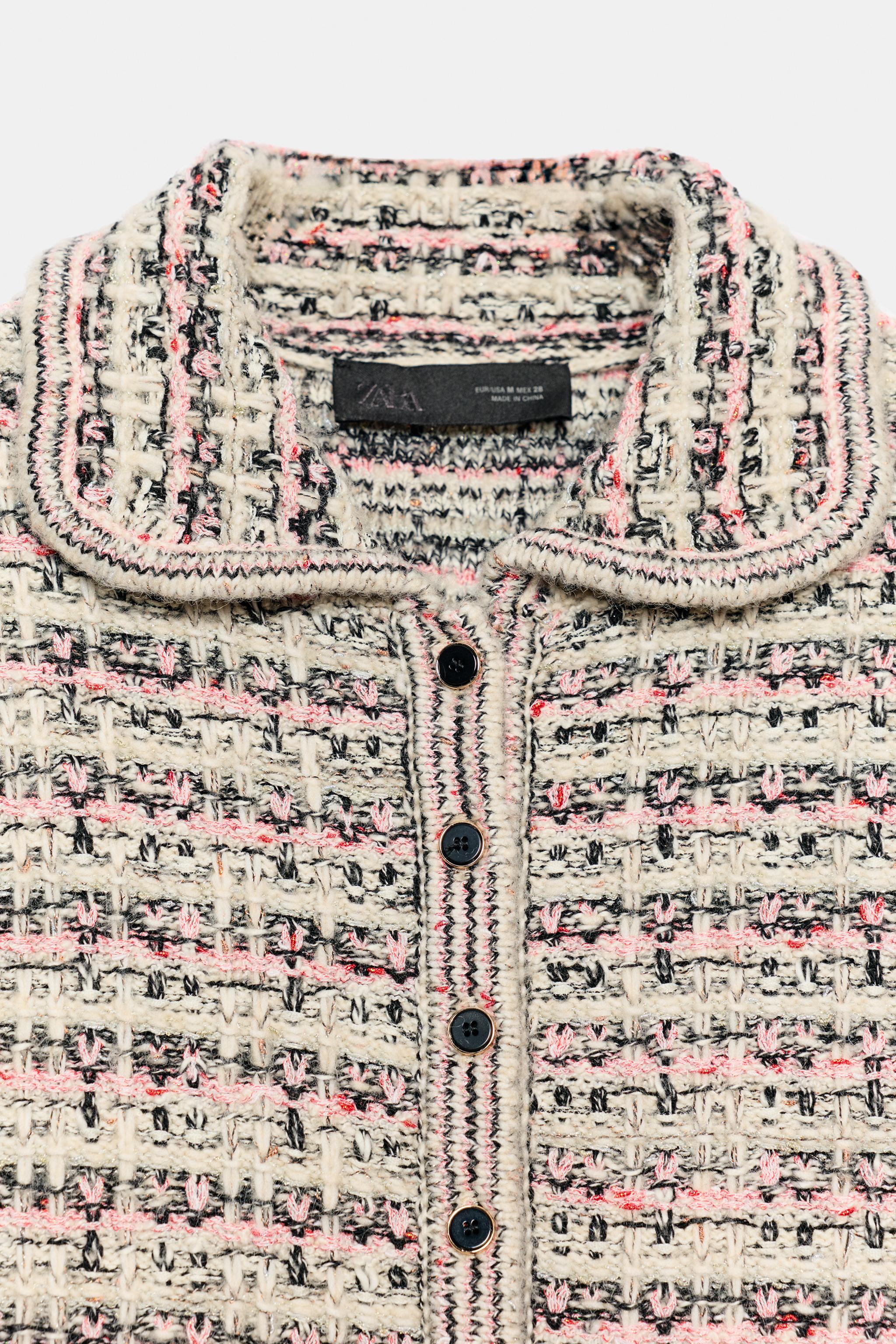 GILET EN MAILLE STRUCTURÉE À POIGNETS EFFRANGÉS