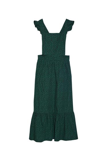 PRINTED PINAFORE DRESS