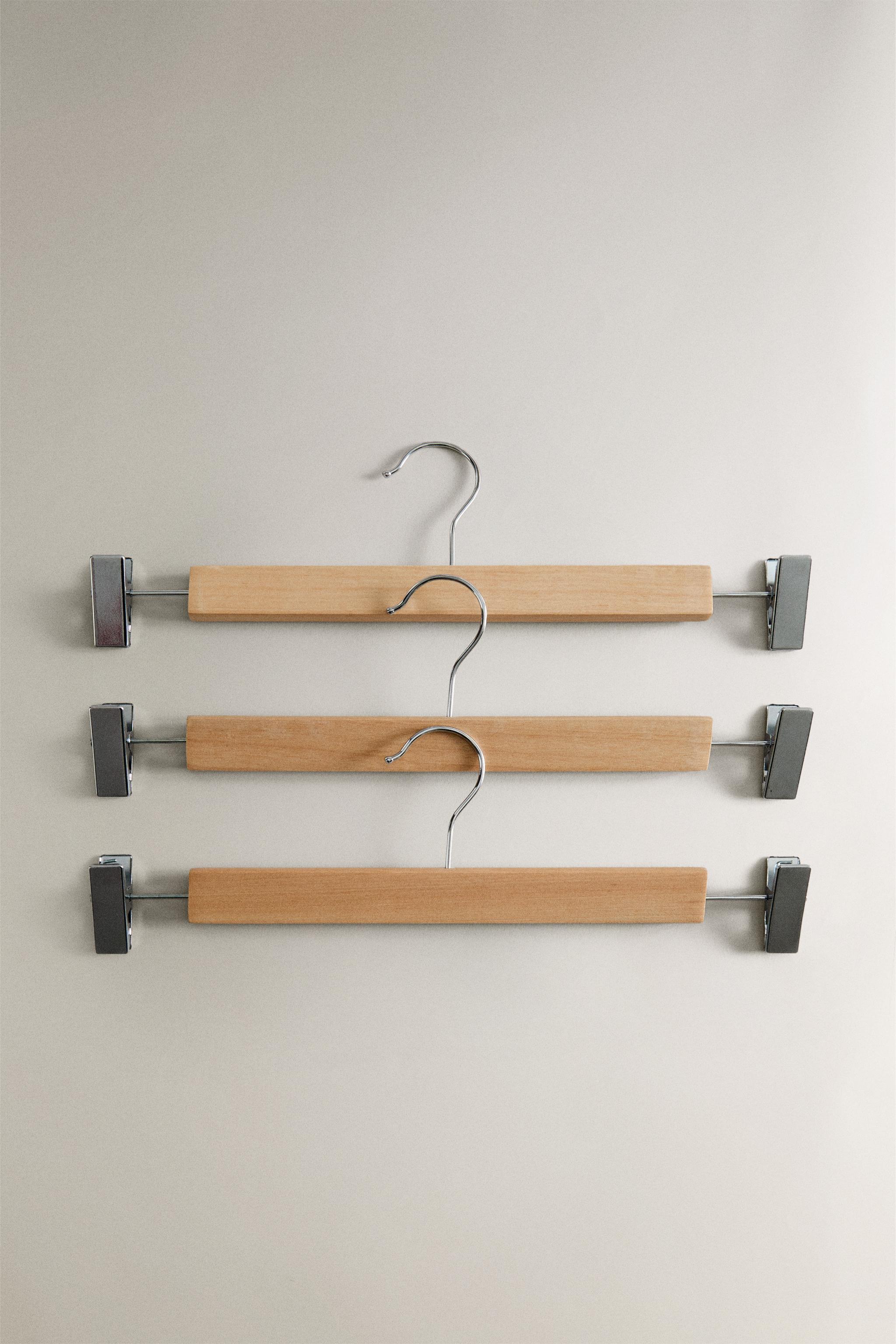 CINTRE PINCES BOIS (LOT DE 3)