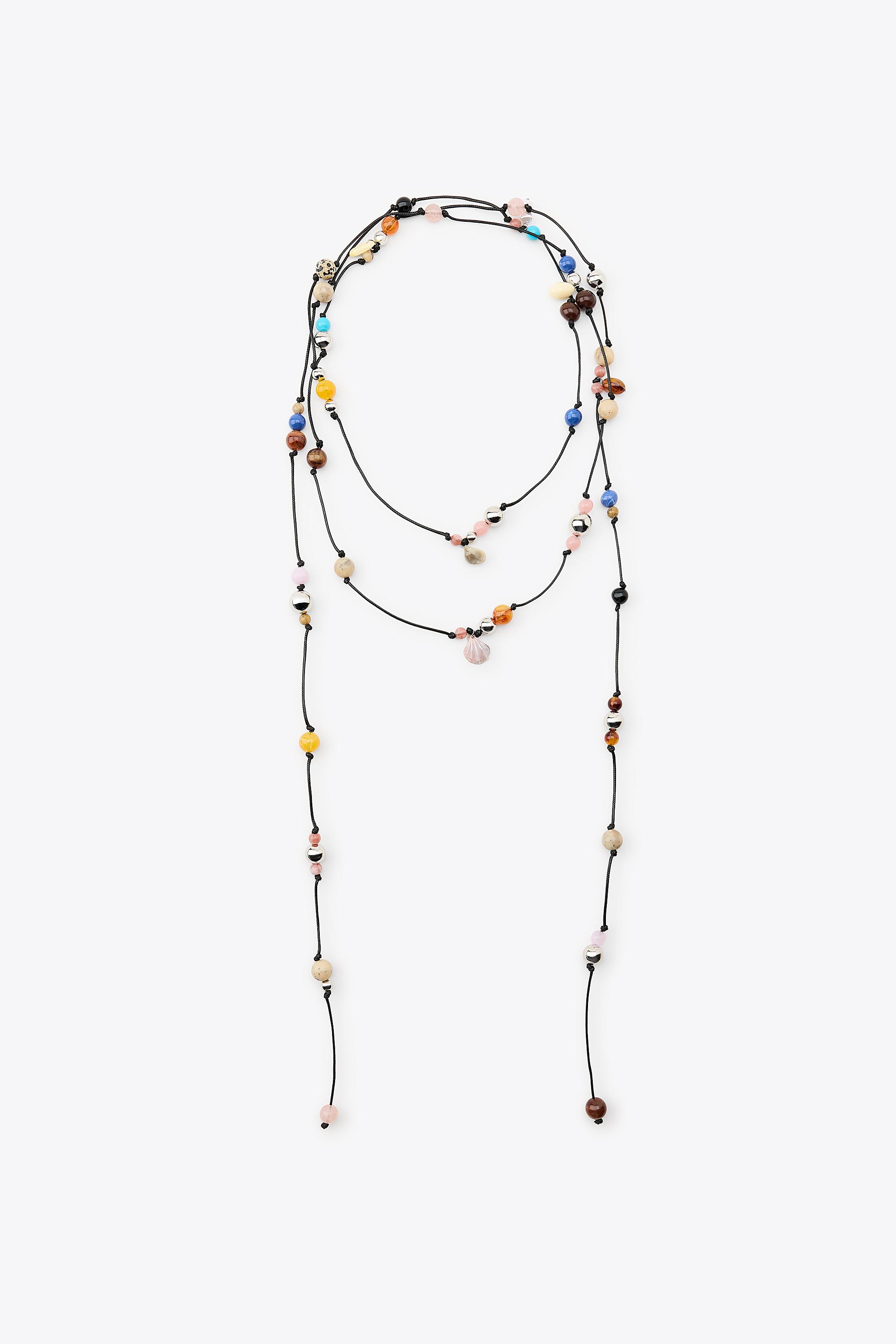 ꕤclara* 【3点】 Black Diamond Cross & Infinity Symbol Necklace 1/10 ct tw