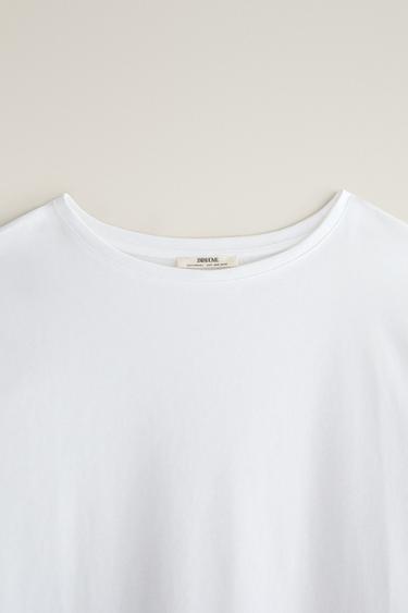 LONG SLEEVE COTTON NIGHTGOWN — White 2