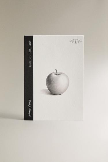 APPLE ‘POINT OF VIEW’ NOTEBOOK - White by Zara