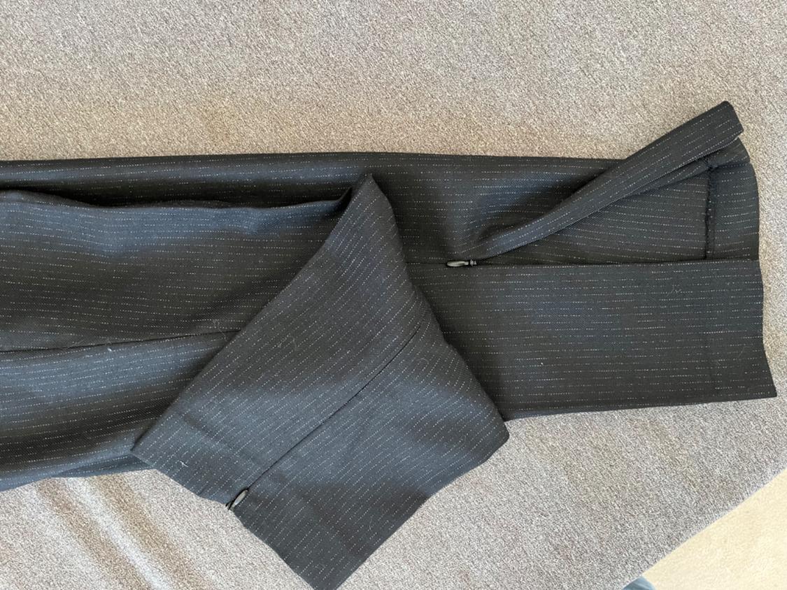 STRIPED WOOL BLEND TROUSERS - Image 6