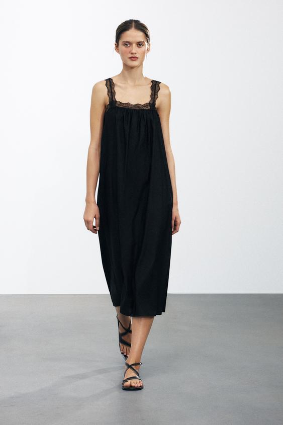 ZW COLLECTION LACE MIDI DRESS