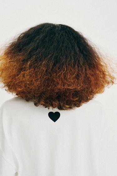 OVERSIZE TEXT T-SHIRT - White by Zara - Image 5