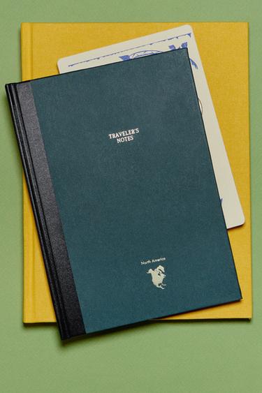 Zara CONTINENTS TRAVEL JOURNALS SET (SET OF 6) - Multicolored