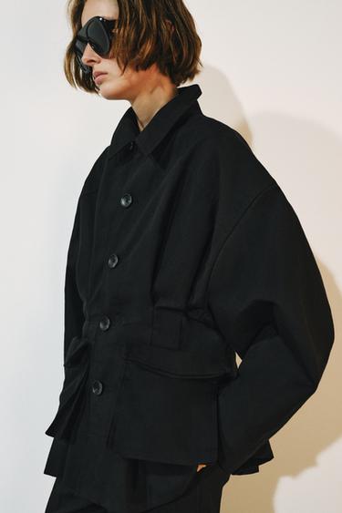 ZW COLLECTION POCKET JACKET - Black by Zara