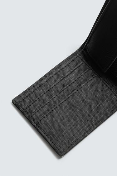 PORTEFEUILLE TEXTURÉ - Noir de Zara - Image 2