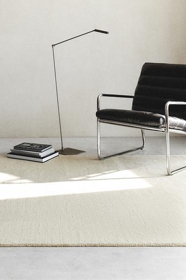 SOLID WOOL RUG - Light beige by Zara