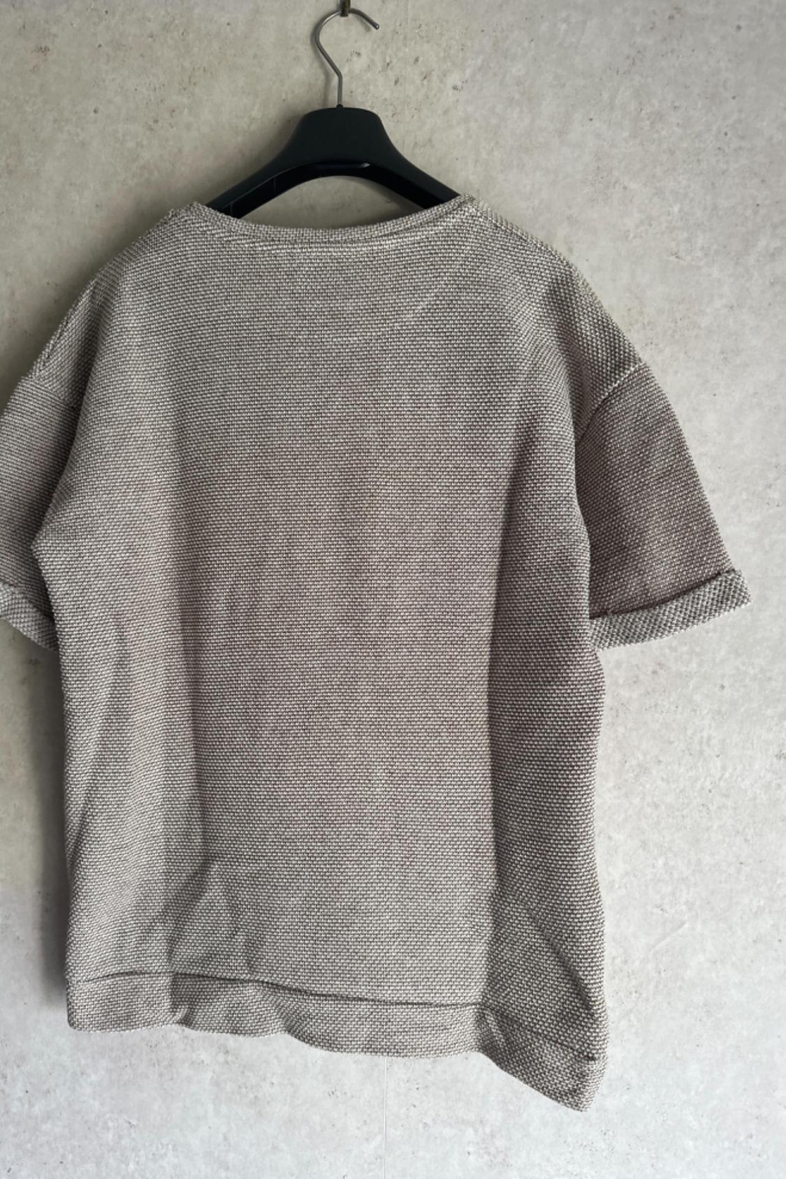 TEXTURED SWEATSHIRT WITH POCKET - Image 4