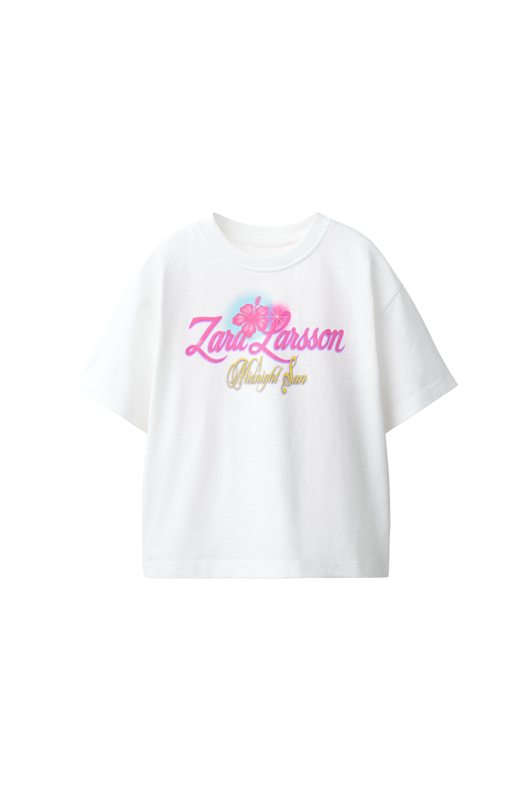 ZARA LARSSON © T-SHIRT - White | ZARA United States