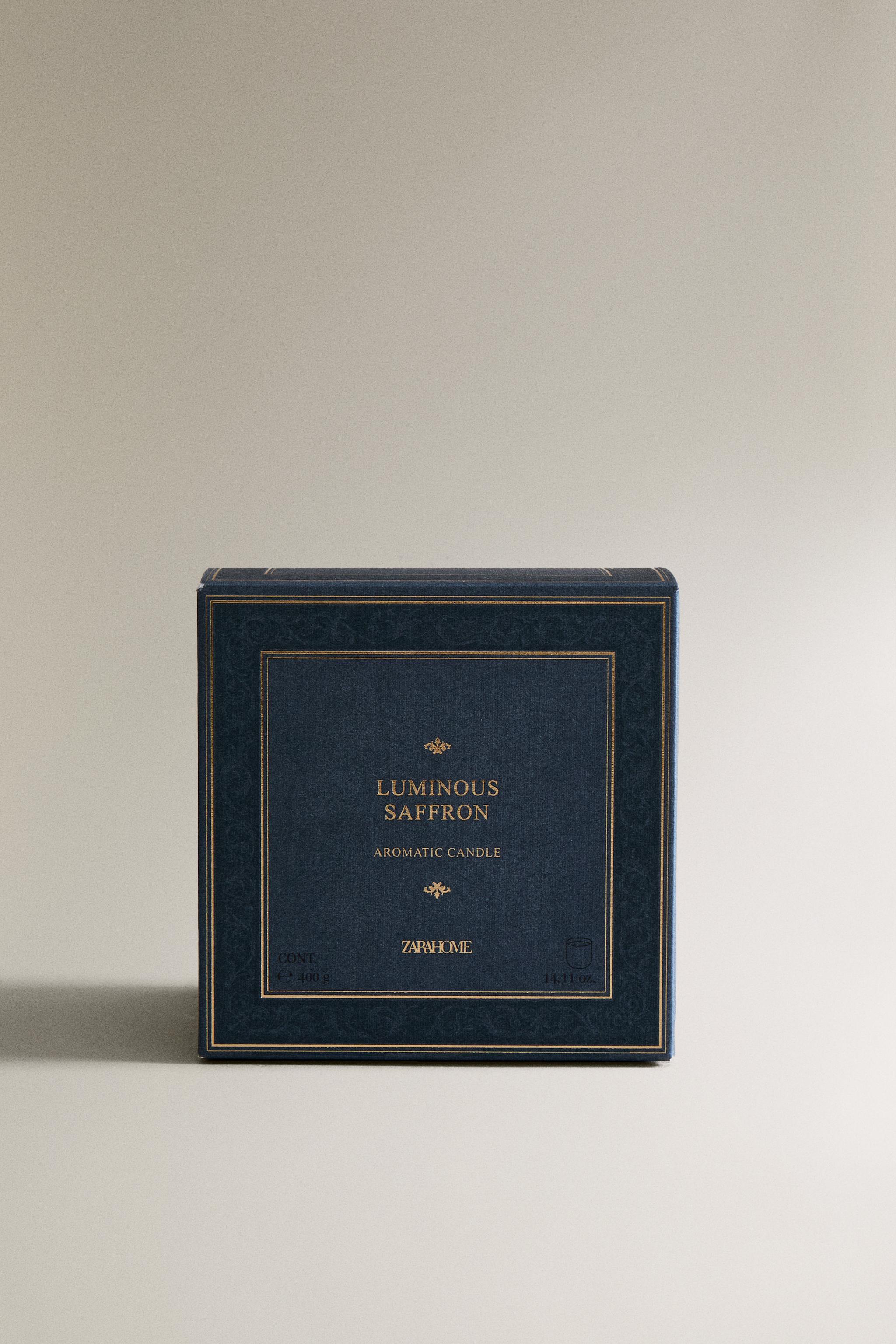 (400 G) LUMINOUS SAFFRON SCENTED CANDLE