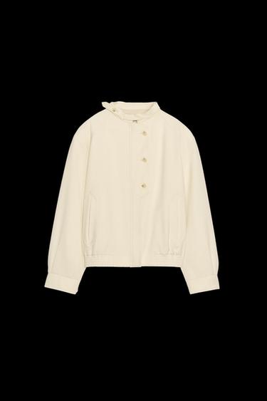 JACKE MIT KNÖPFEN ZW COLLECTION - Cremefarben von Zara - Bild 0