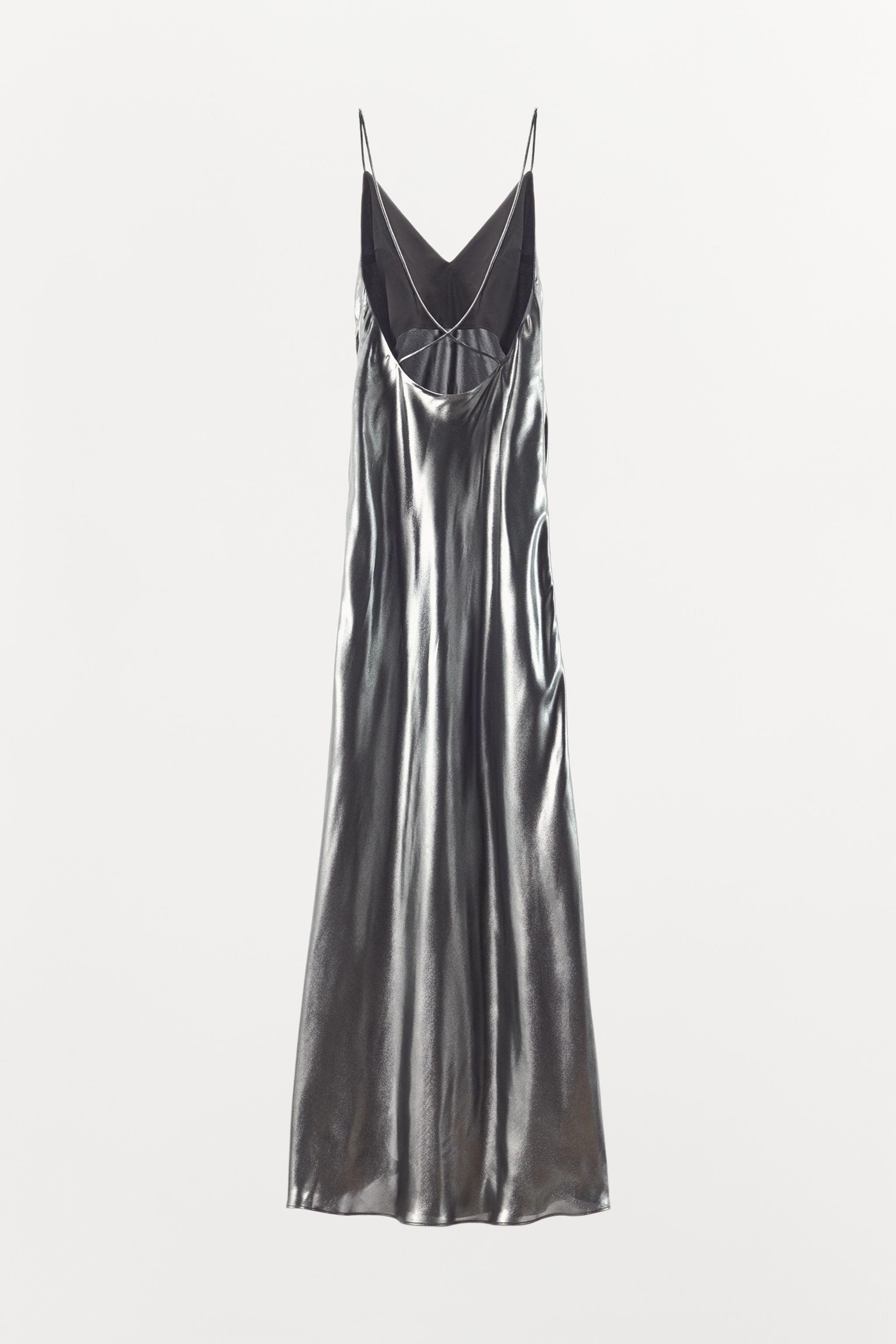 METALLIC LONG DRESS