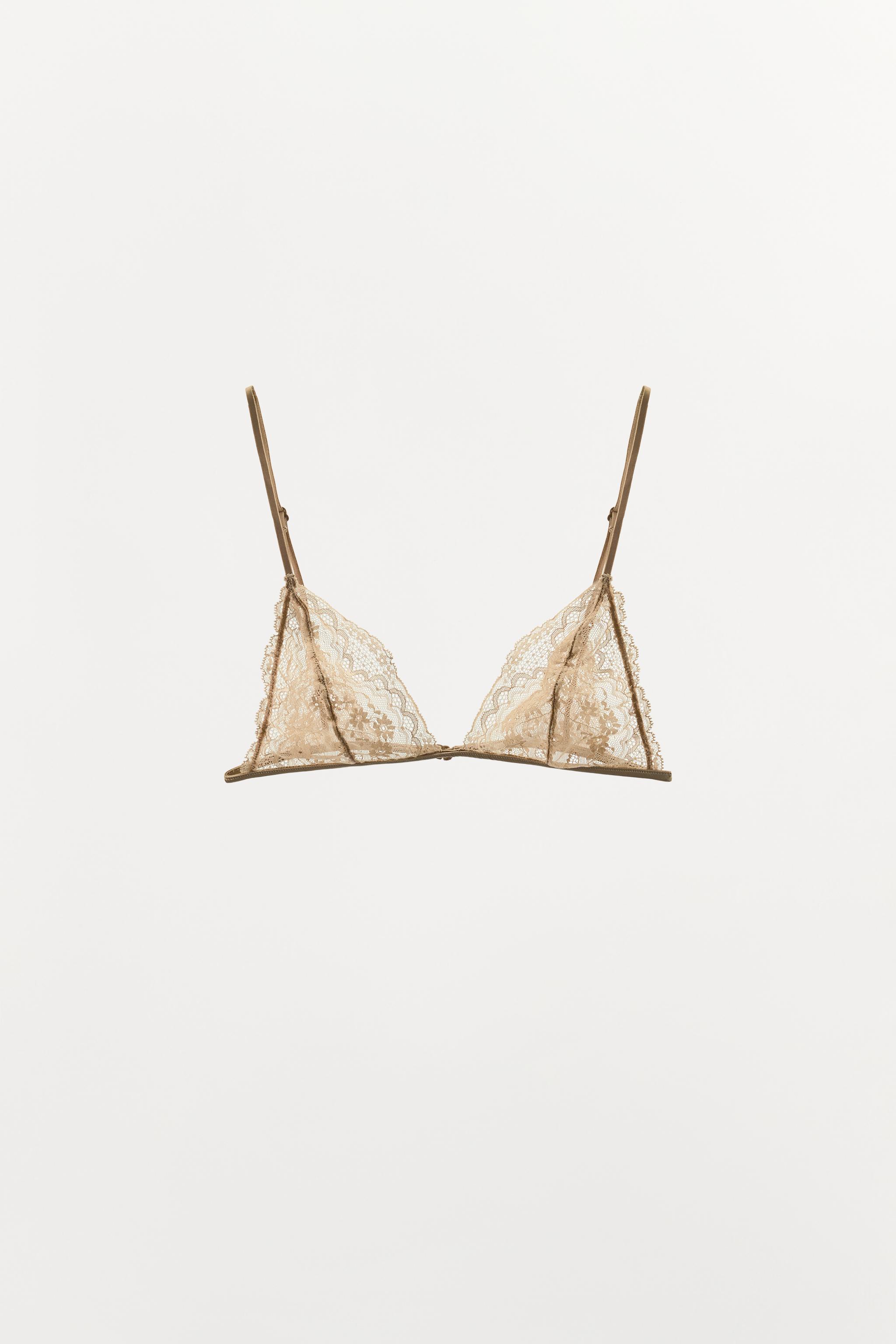 LACE TRIANGLE BRA