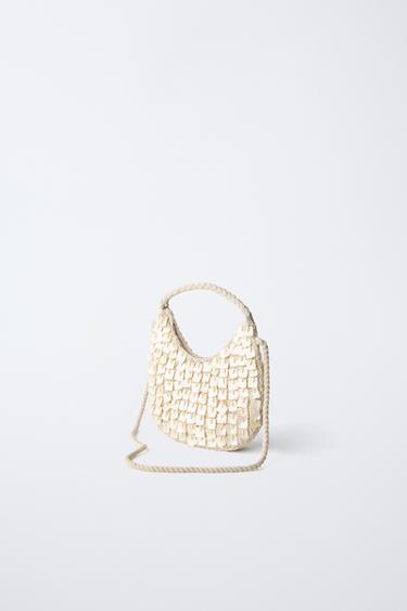 SAC BANDOULIÈRE DÉCORS - Blanc écru de Zara - Image 1