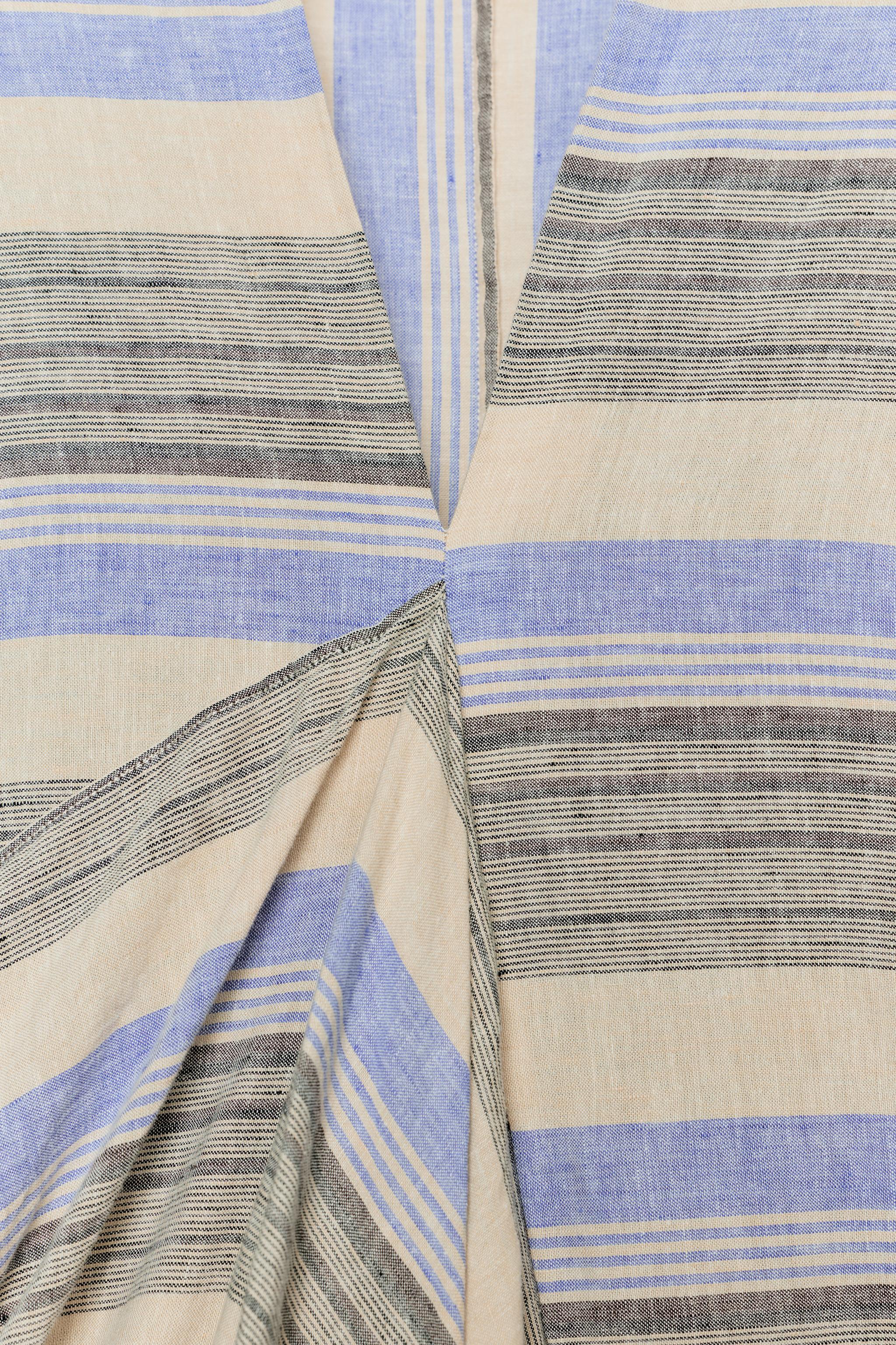 Женские платья Zara ZW COLLECTION STRIPED LINEN TUNIC — фото 7