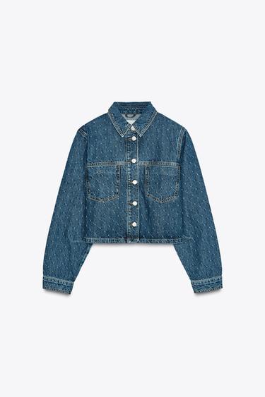 KURZES JEANSHEMD Z1975 - Mittelblau von Zara - Bild 0