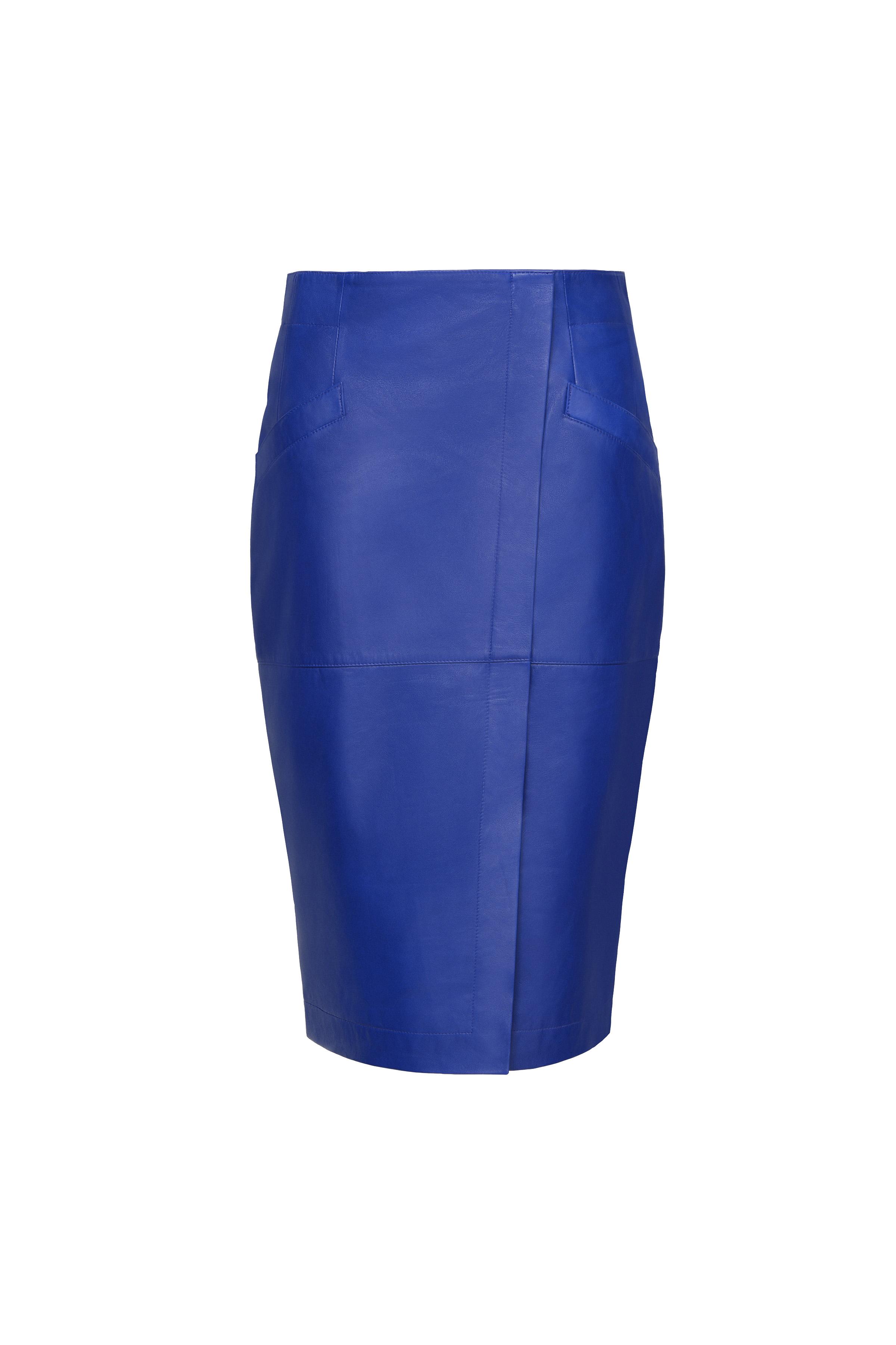 LIMITED EDITION 100% LEATHER MIDI SKIRT