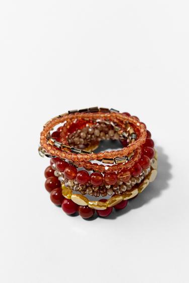 Zara PACK OF ELASTIC BRACELETS - Multicolored