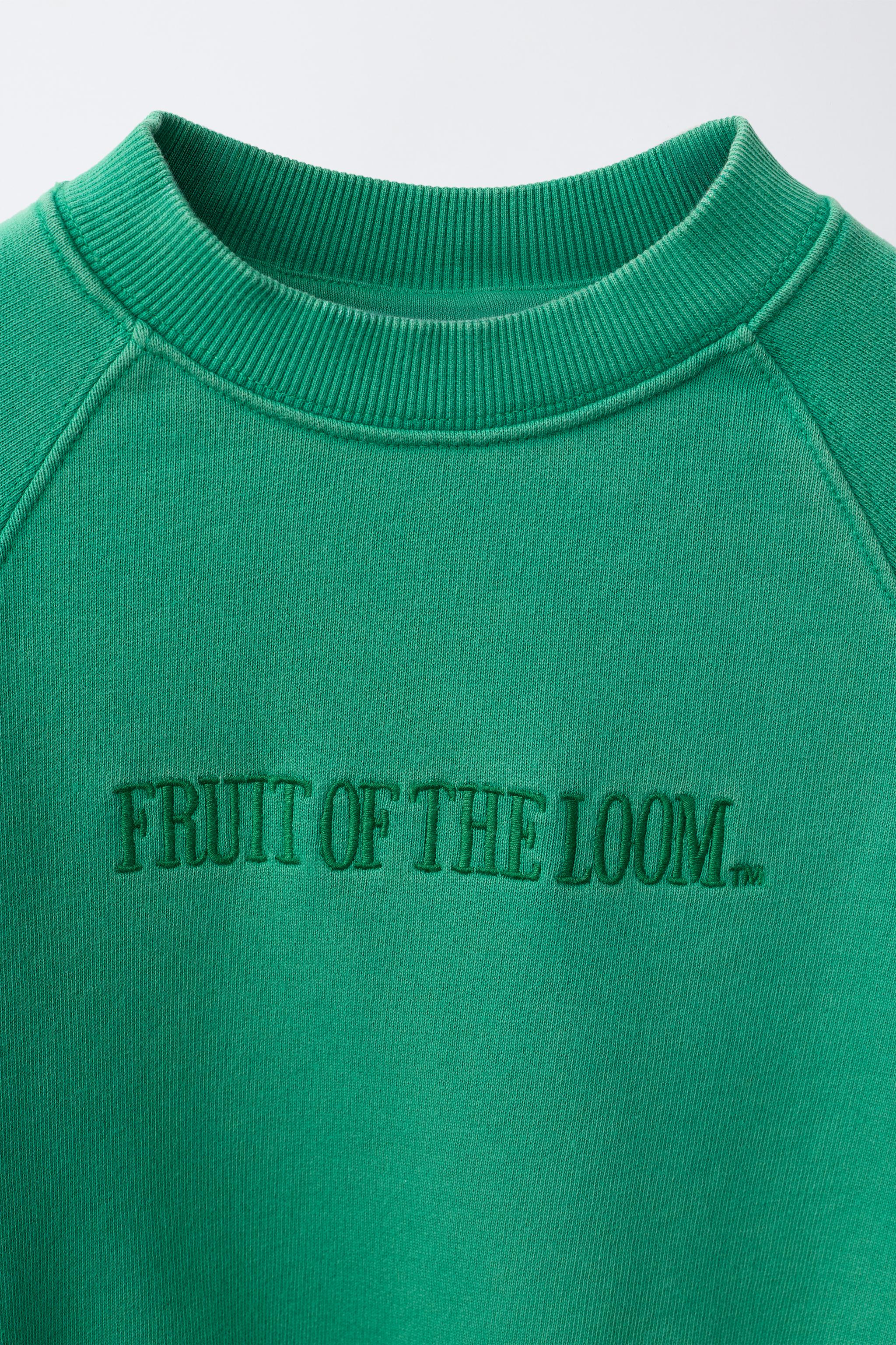 SWEAT BRODÉ FRUIT OF THE LOOM
