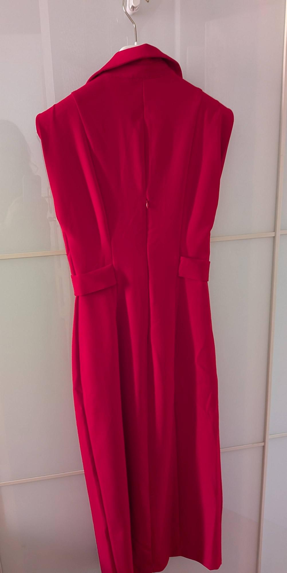 CREPE MIDI FITTED DRESS - Image 6