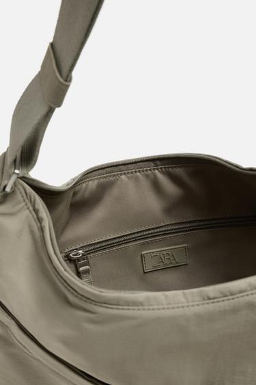 SAC EN NYLON - Vert de Zara - Image 4