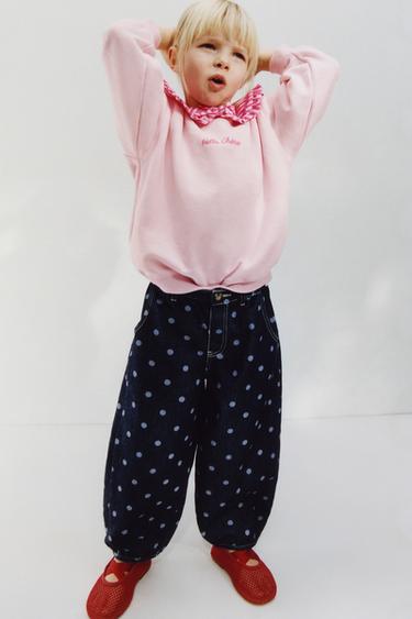 SWEAT COL CLAUDINE ONDULINA - Rose clair de Zara