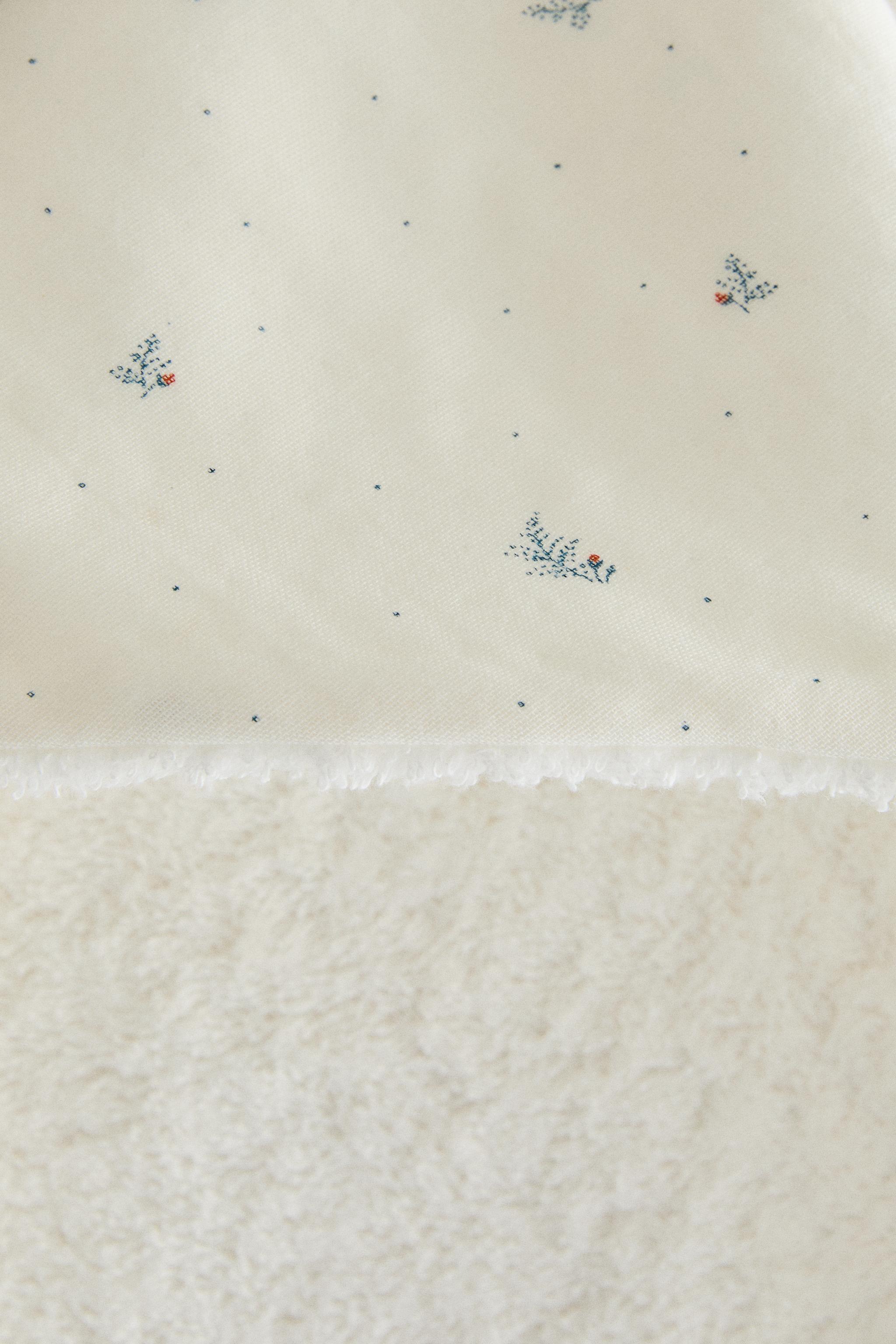 Детские полотенца Zara FLORAL HOODED BABY — фото 4