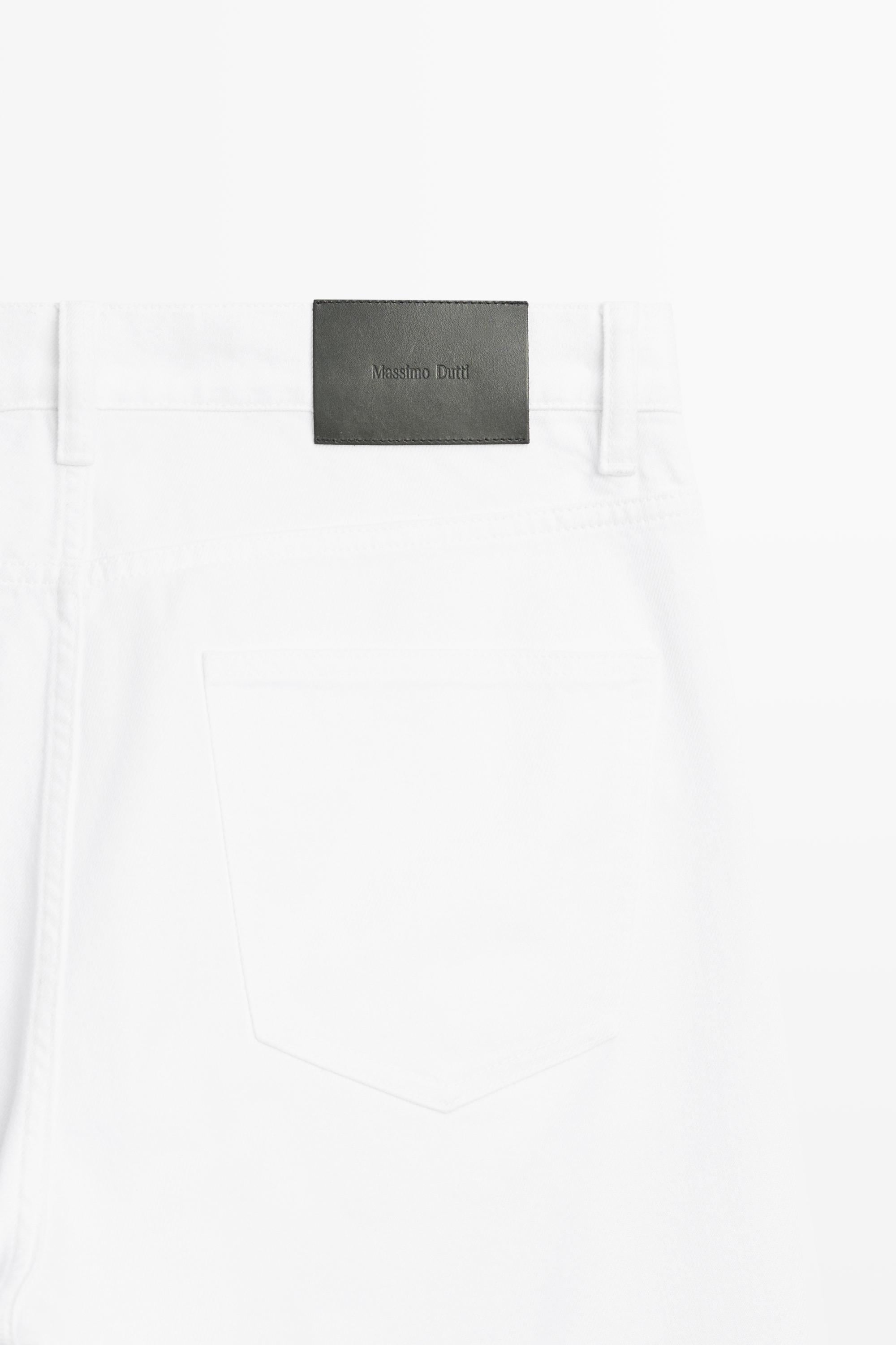 Faux jean straight