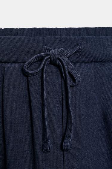 BALLOON TROUSERS - Navy blue by Zara - Image 7