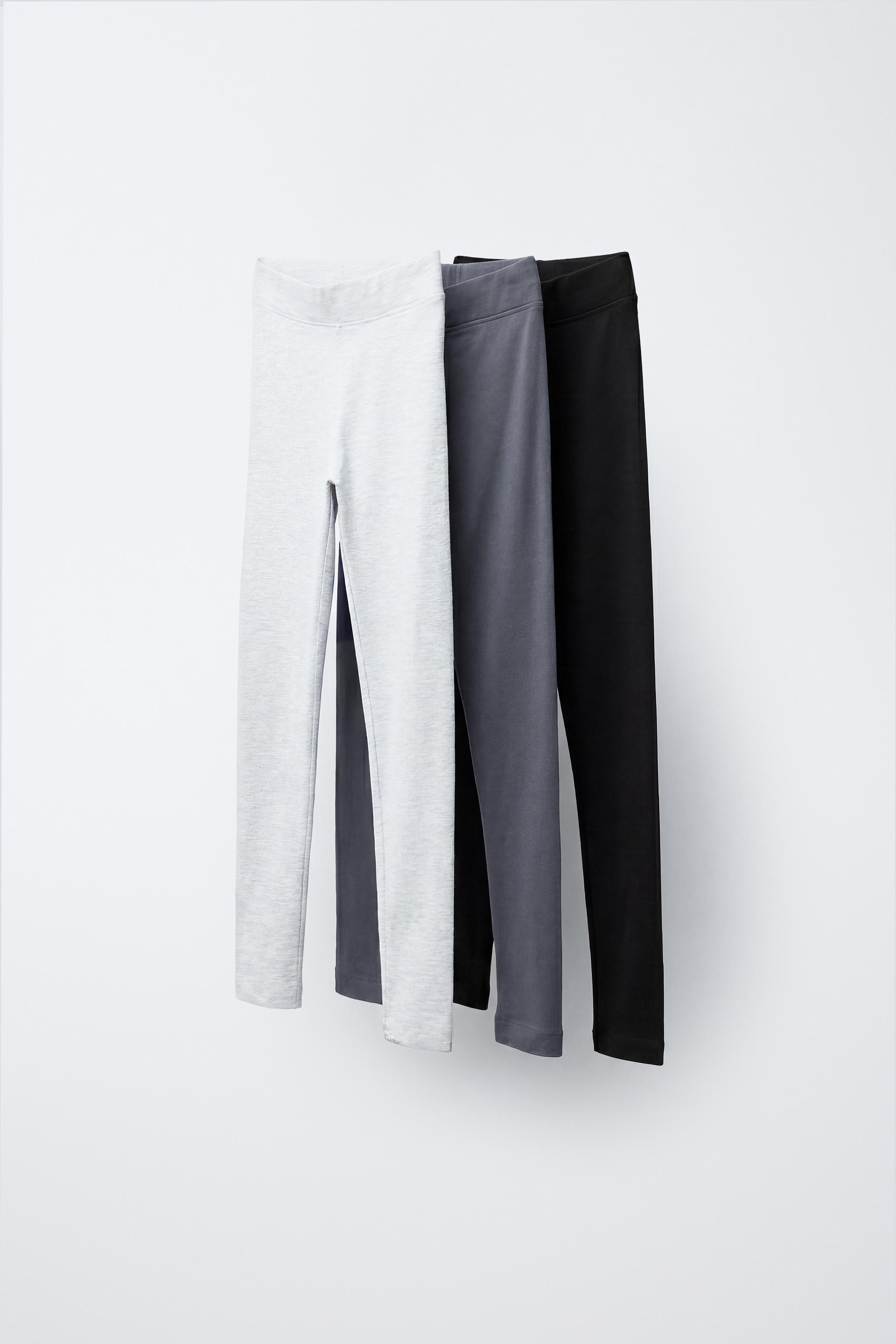 THREE-PACK OF SOLID LEGGINGS — Various