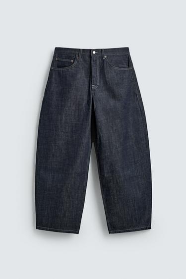 JEANS BALLOON FIT - Azul de Zara