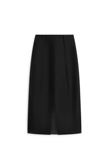 100% silk pleated midi skirt - LIMITED EDITION — Black 2