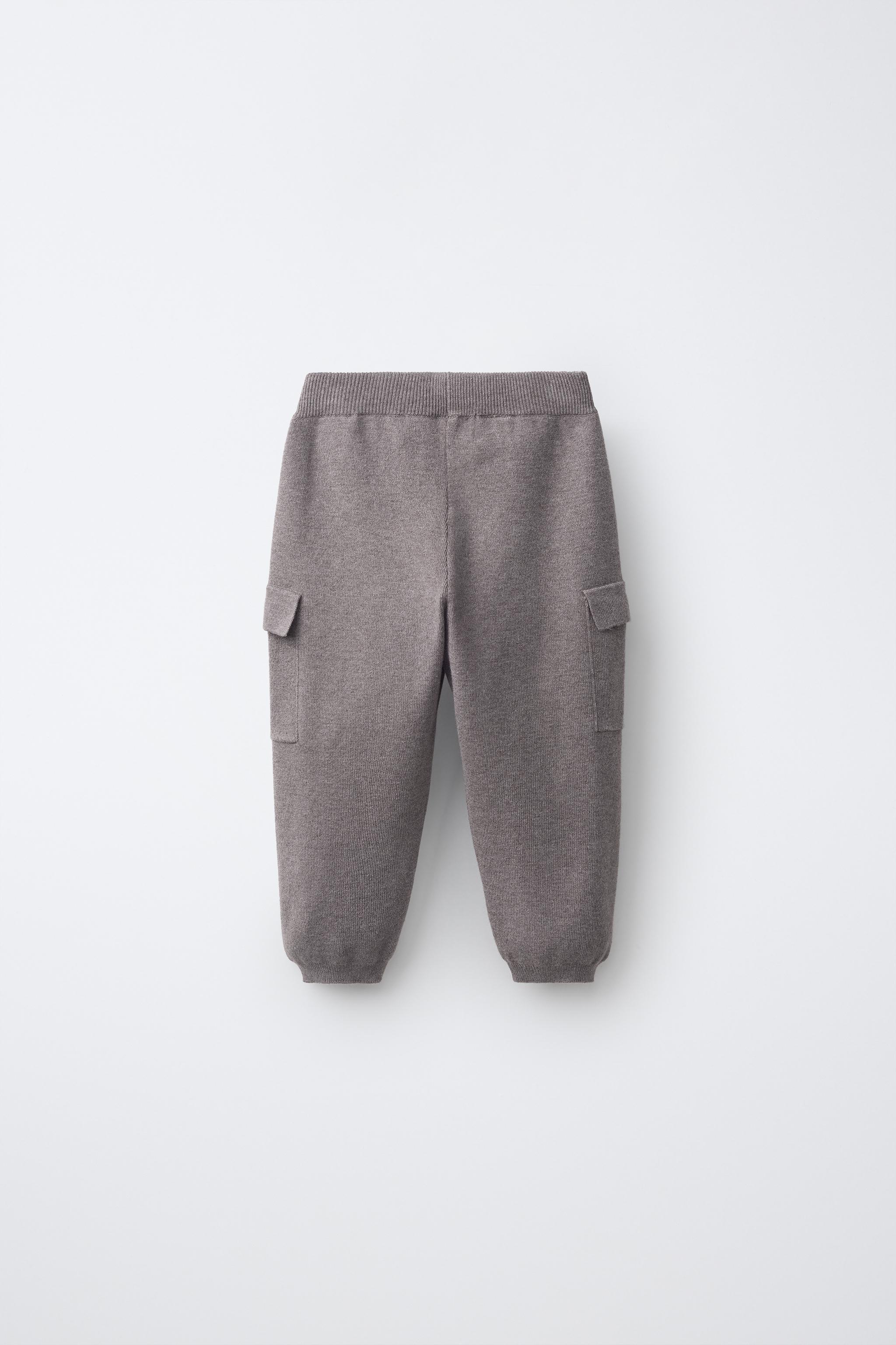 KNIT CARGO JOGGER PANTS