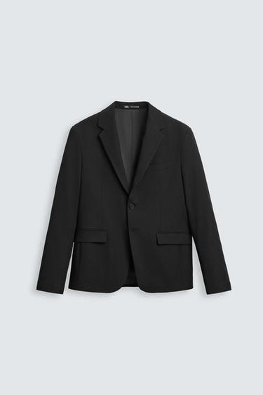 Zara COMFORT SUIT JACKET - Black