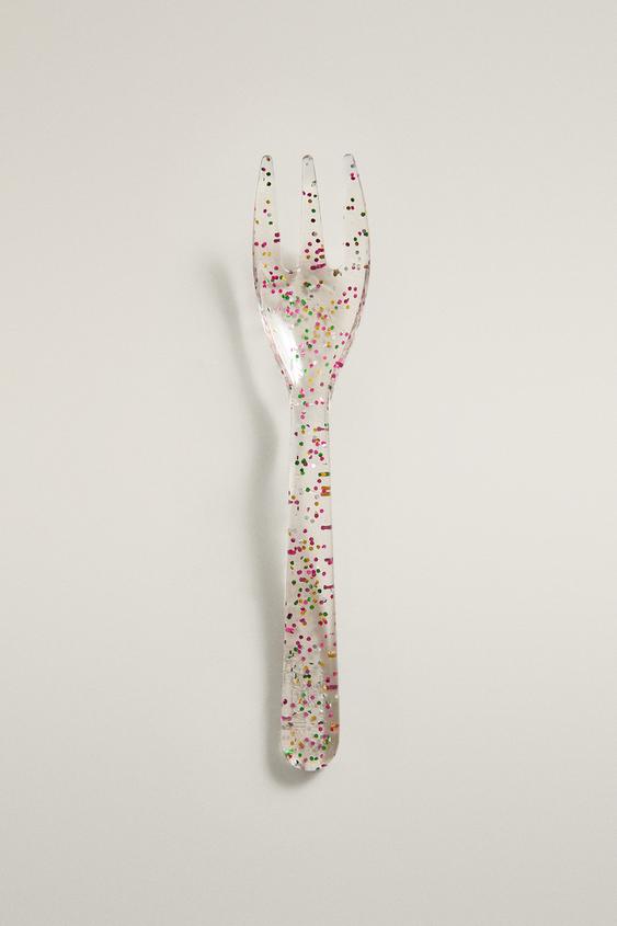 TENEDOR INFANTIL PURPURINA TRITAN™ - Transparente de Zara - Imagen 0