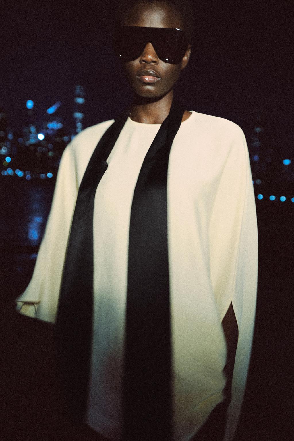ZW COLLECTION ASYMMETRIC SCARF BLOUSE - image 2