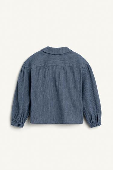 STRP SHRT 15 - Azul-marinho-escuro da Zara